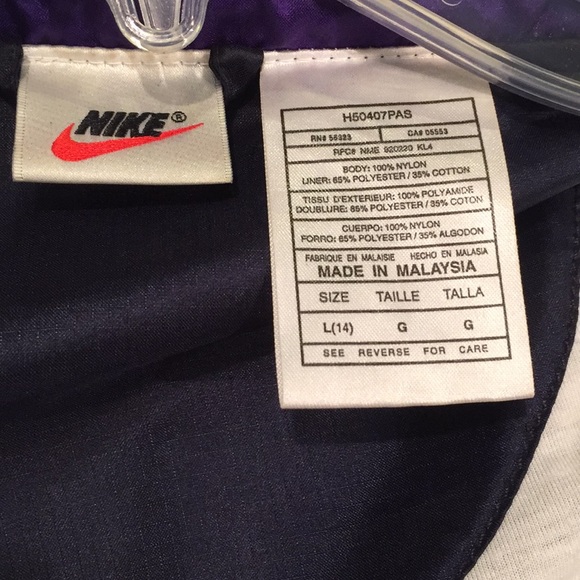 🔥RARE 90s Nike windbreaker jacket Long S/M - Picture 7 of 8